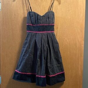 Speechless black polka dot dress Size 3